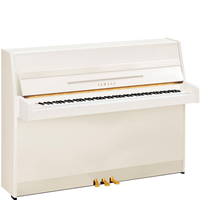 Klavier Yamaha b1 PWH in Weiß Hochglanz