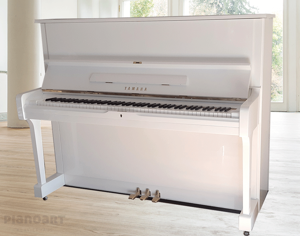 Yamaha U1 Gebraucht Klavier Weiß