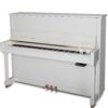 Silent Klavier Feurich Universal 122 weiss messing