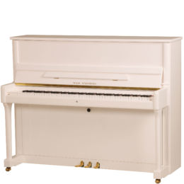 Klavier Wilh Steinberg P118 WEISS Messing