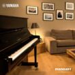 yamaha klavier u1 im wohnzimmer