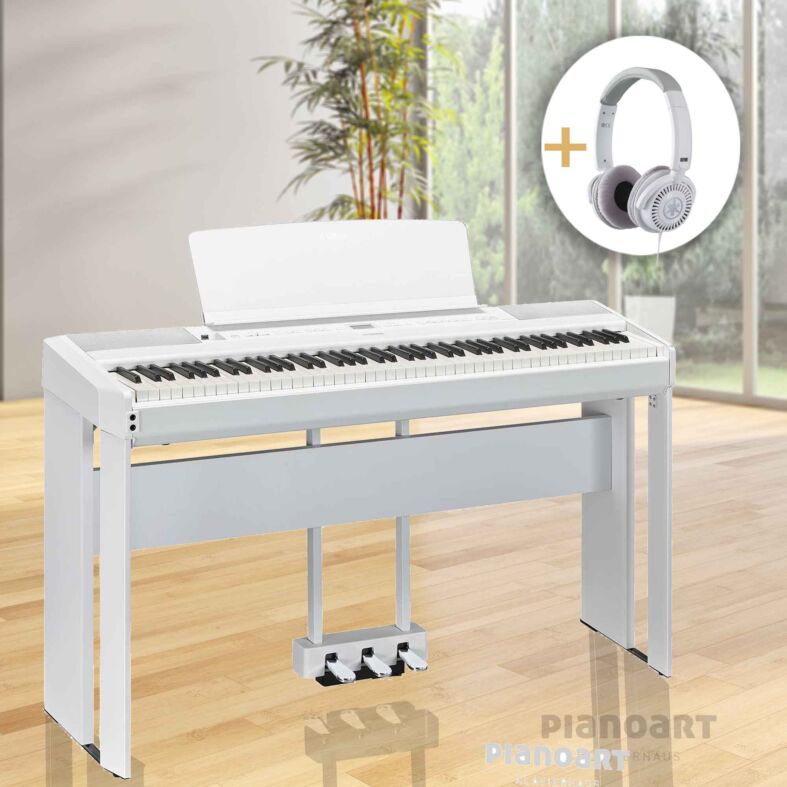 Yamaha E-Piano P-525 Home Set in Weiß WH
