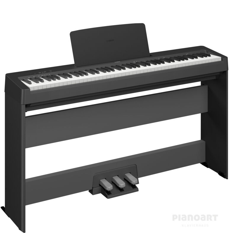 Digital Piano Yamaha P-145 Set in Schwarz BK mit L 100 Stand und LB5-A Pedale