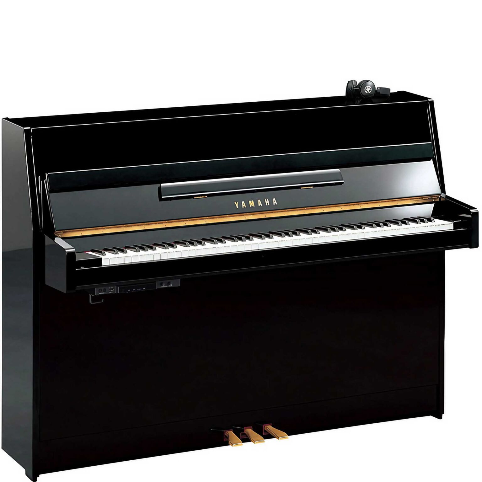 Silent-Klavier-Yamaha-b1-SC3-PE-Schwarz