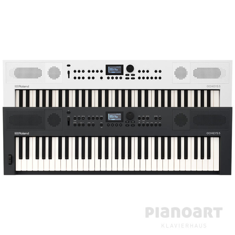 Roland Go Keys 5 in Schwarz und Weiß