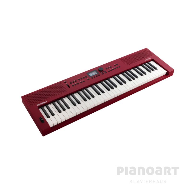 Roland Go Keys 3 dark red keyboard