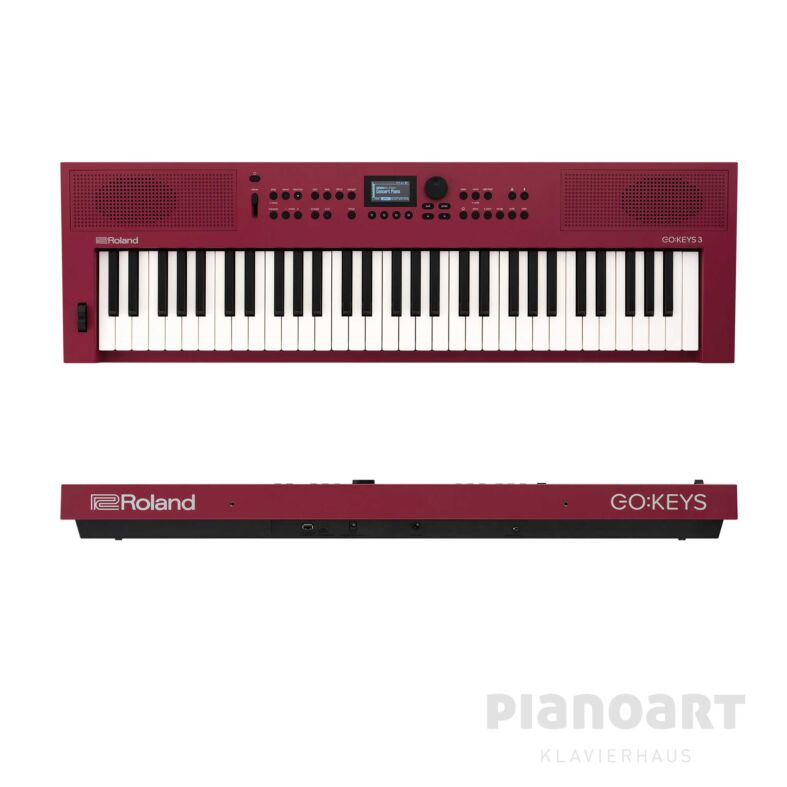 Keyboard Roland Go Keys 3 in Dunkel rot