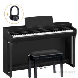 Yamaha Clavinova CLP 825 Home Digitalpiano Set in Schwarz