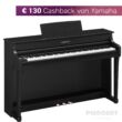 YAMAHA Clavinova CLP 835 b Schwarz matt