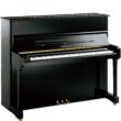 Yamaha P-124 PE Klavier in Schwarz Hochglanz mit Messing Beschlägen